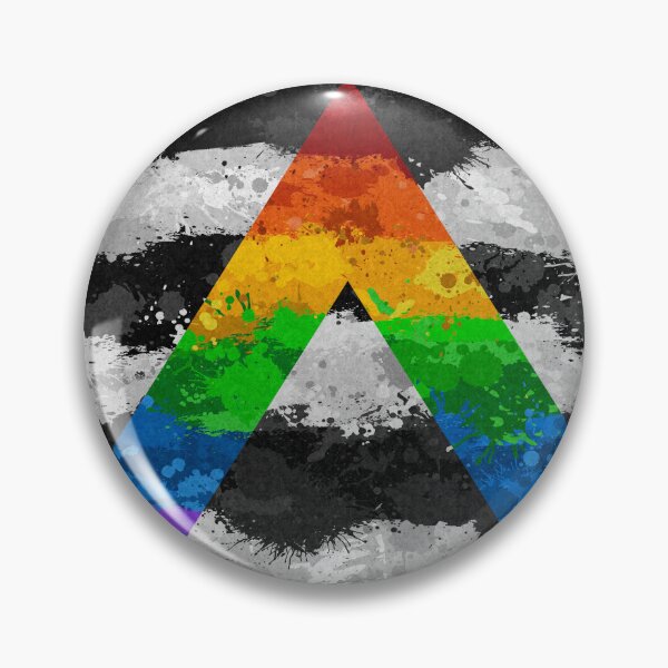 Item preview, Abstract Paint Splatter LGBT Ally Pride Flag Pattern designed and sold by LiveLoudGraphic.