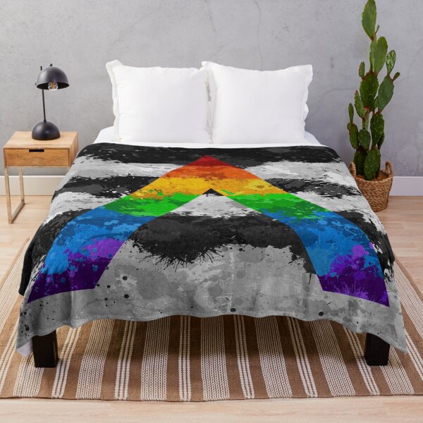 Item preview, Abstract Paint Splatter LGBT Ally Pride Flag Pattern designed and sold by LiveLoudGraphic.