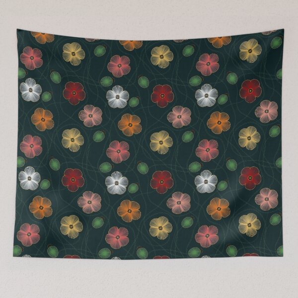 Artikelvorschau, String Art Mohnblumen entworfen und verkauft von Honey Crystal Fashion and Homegoods .