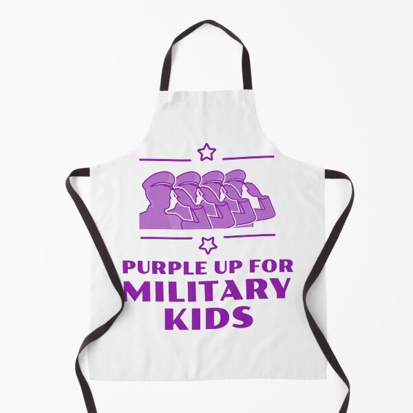 Item preview, Purple up for Military Kids designed and sold by 87-Aesthetics.