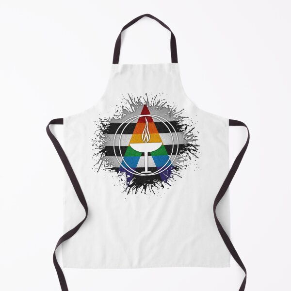 Item preview, Paint Splatter LGBT Ally Pride Flag Unitarian Universalism Symbol designed and sold by LiveLoudGraphic.