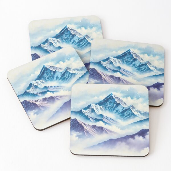 Item preview, Majestic Mountain Range Above the Clouds designed and sold by Koalangel.