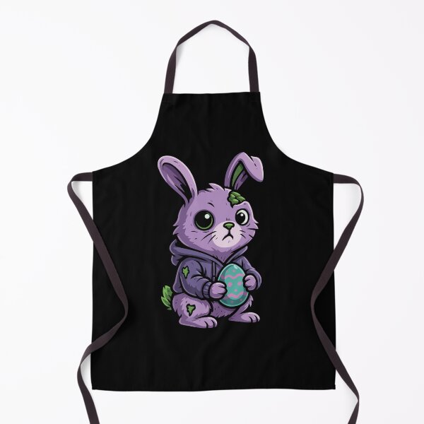 Aperçu de l'œuvre Lapin zombie mignon - Pâques Halloween créée et vendue par chantastical.
