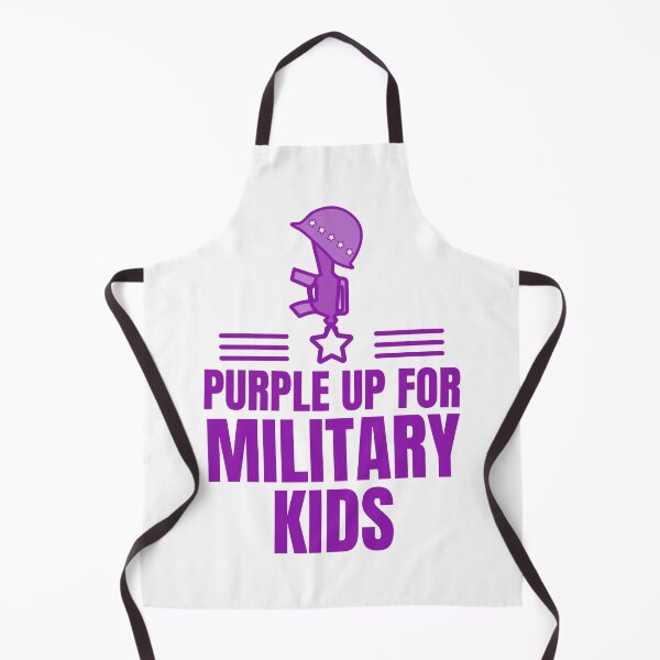Item preview, Purple up for Military Kids designed and sold by 87-Aesthetics.