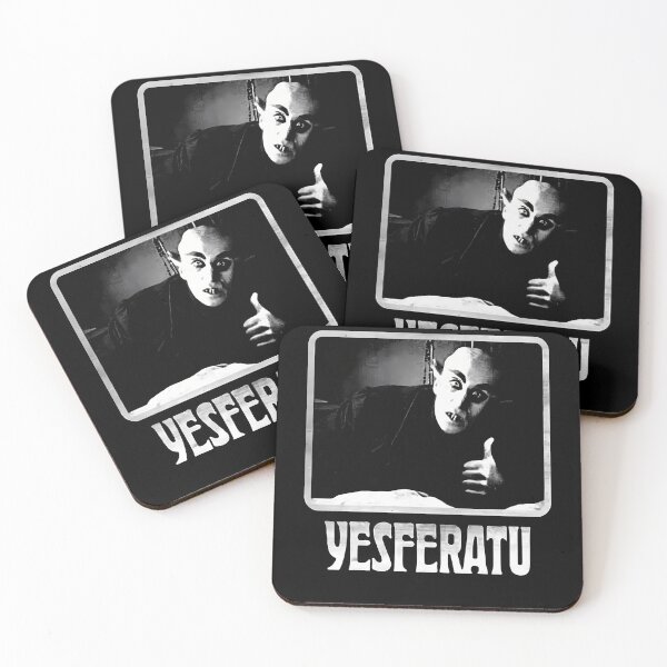 Item preview, Yesferatu Funny Nosferatu Positive Goth Horror Lover Gift Meme designed and sold by maeand-art.