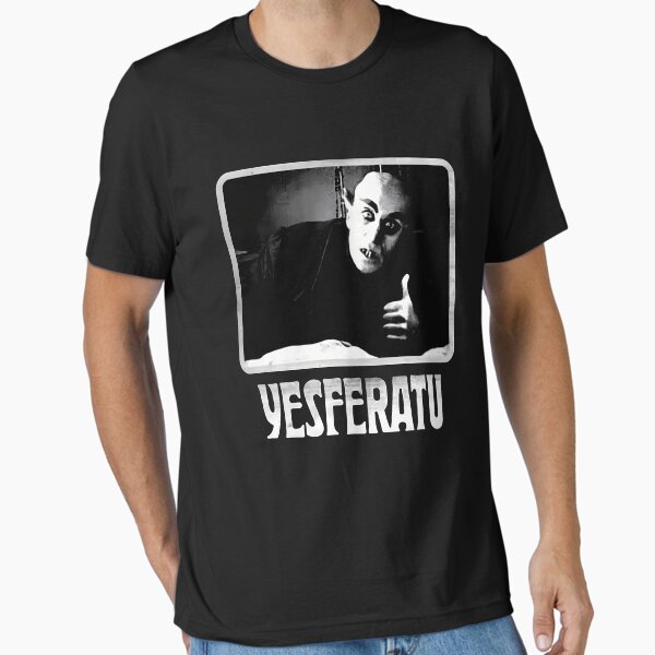 Aperçu de l'œuvre Yesferatu Drôle Nosferatu Positif Goth Horreur Amant Cadeau Mème créée et vendue par maeand-art.