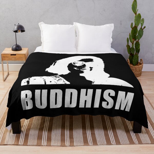 Item preview, BUDDHISM (in white) designed and sold by NickiPost.