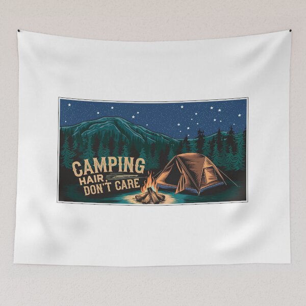 Item preview, Camping Hair, Don't Care designed and sold by GP Store.