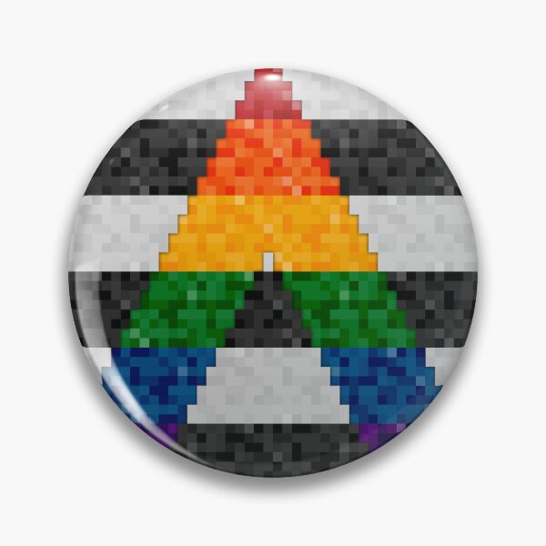Item preview, LGBT Ally Pride Pixel Flag Repeating Background designed and sold by LiveLoudGraphic.