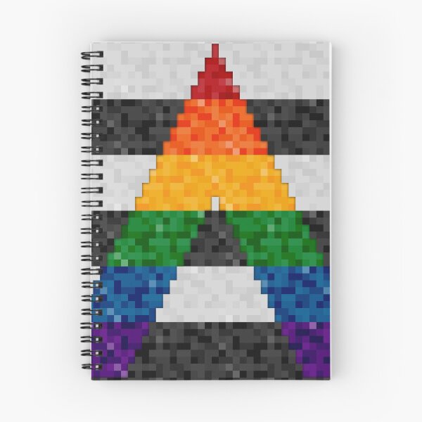Item preview, LGBT Ally Pride Pixel Flag Repeating Background designed and sold by LiveLoudGraphic.