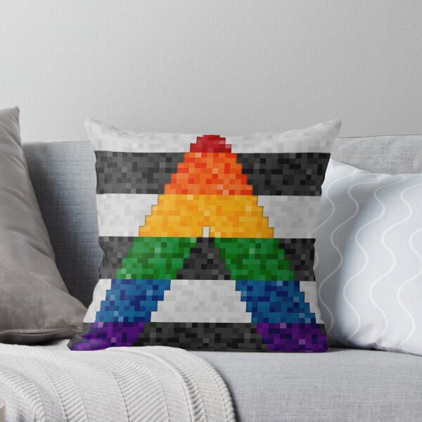 Item preview, LGBT Ally Pride Pixel Flag Repeating Background designed and sold by LiveLoudGraphic.