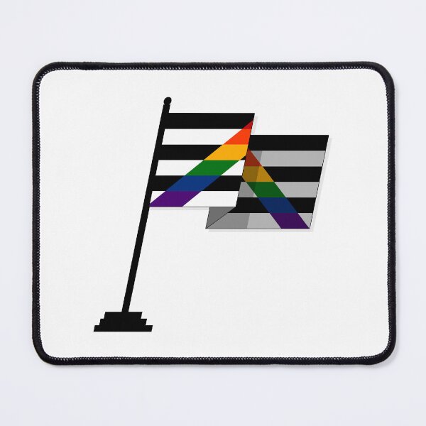 Item preview, Large Waving Flag in LGBT Ally Pride Flag Colors designed and sold by LiveLoudGraphic.