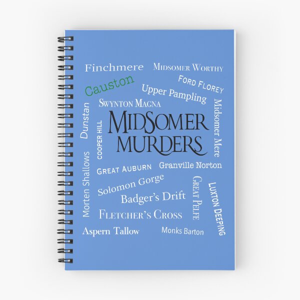 Item preview, Midsomer Murder Towns designed and sold by FunandWhimsy.