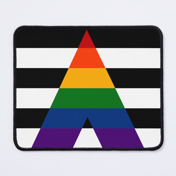 Item preview, Seamless Repeating LGBT Ally Pride Flag Pattern designed and sold by LiveLoudGraphic.