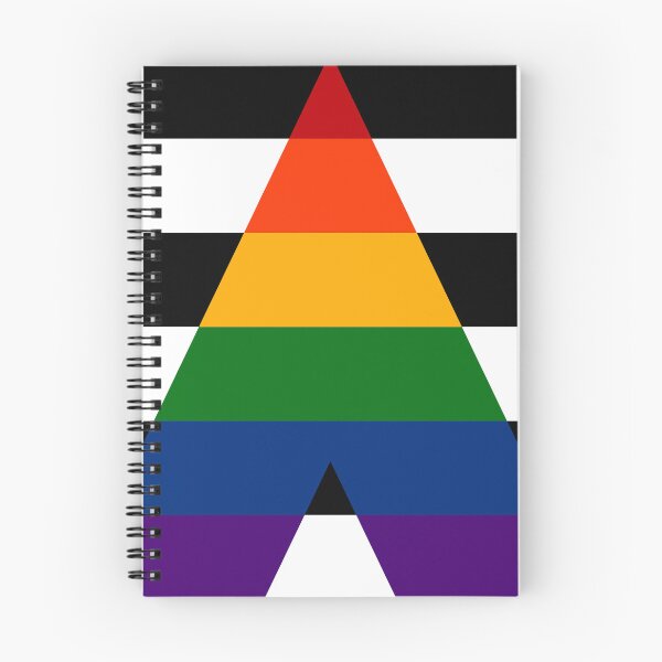 Item preview, Seamless Repeating LGBT Ally Pride Flag Pattern designed and sold by LiveLoudGraphic.