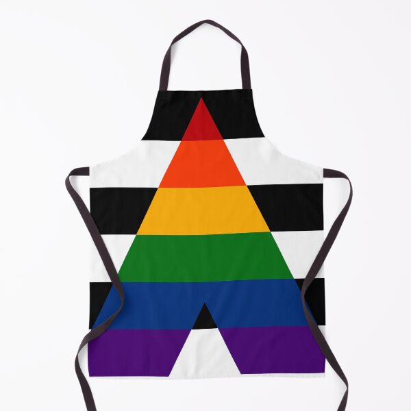 Item preview, Seamless Repeating LGBT Ally Pride Flag Pattern designed and sold by LiveLoudGraphic.