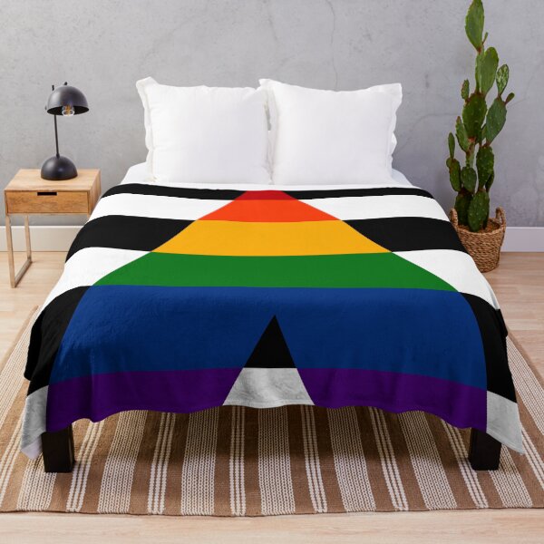Item preview, Seamless Repeating LGBT Ally Pride Flag Pattern designed and sold by LiveLoudGraphic.