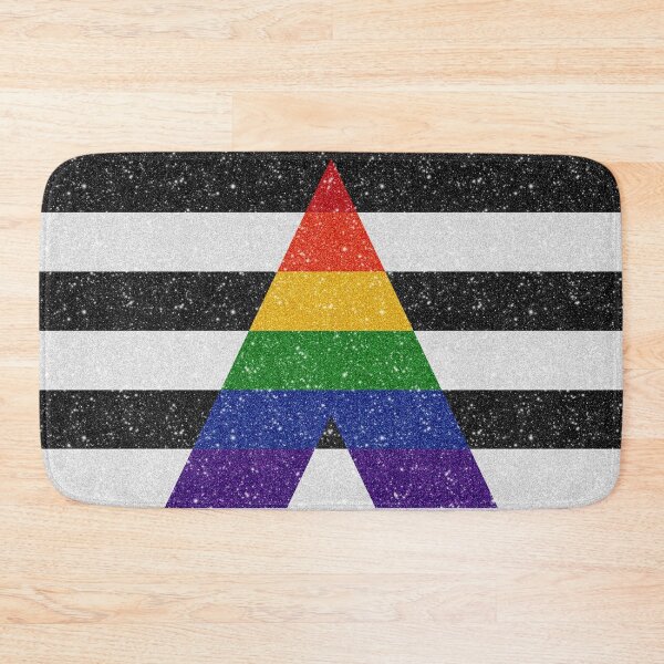 Item preview, Faux Glitter LGBT Ally Pride Flag Background designed and sold by LiveLoudGraphic.