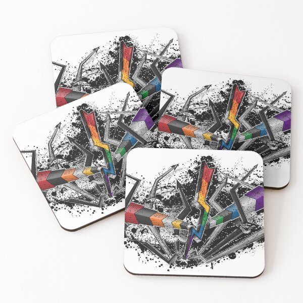 Item preview, Grunge Graffiti LGBT Ally Lightning and Arrows designed and sold by LiveLoudGraphic.