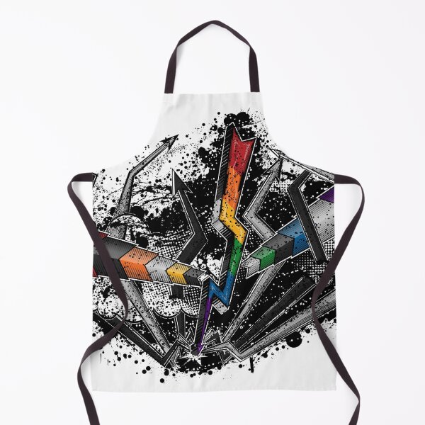 Item preview, Grunge Graffiti LGBT Ally Lightning and Arrows designed and sold by LiveLoudGraphic.