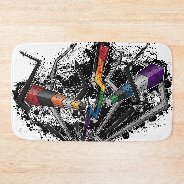 Item preview, Grunge Graffiti LGBT Ally Lightning and Arrows designed and sold by LiveLoudGraphic.