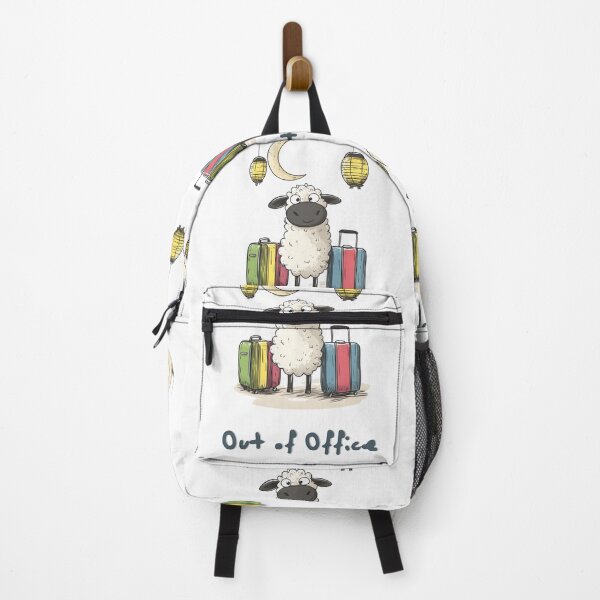 Item preview, Playful Cute Eid Sheep on Sabbatical | Out of Office Baaah! Funny Holiday Meme designed and sold by FUNqoosh.
