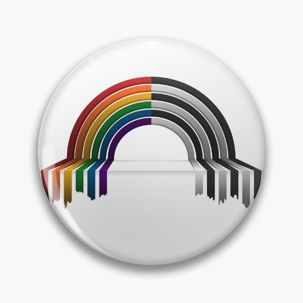 Item preview, LGBT Ally Pride Flag 3D Drip Rainbow Design designed and sold by LiveLoudGraphic.
