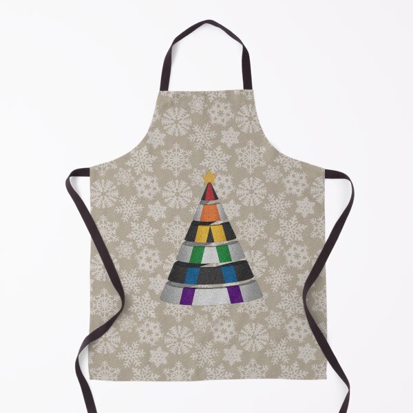 Item preview, Large Spiral LGBT Ally Pride Flag Christmas Tree Vector designed and sold by LiveLoudGraphic.