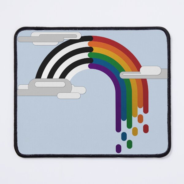 Item preview, LGBT Ally Pride Flag Minimalist Drip Rainbow Design designed and sold by LiveLoudGraphic.