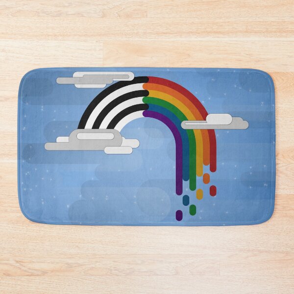Item preview, LGBT Ally Pride Flag Minimalist Drip Rainbow Design designed and sold by LiveLoudGraphic.