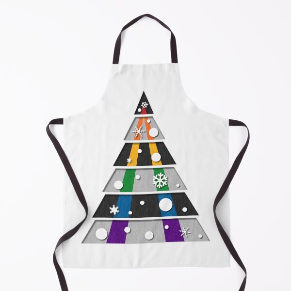 Item preview, Minimalist Christmas Tree in LGBT Ally Pride Flag Colors designed and sold by LiveLoudGraphic.