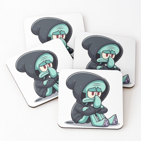 Item preview, Spongebob Squarepants Squidward Sad Chilling designed and sold by CalCalCalShop.