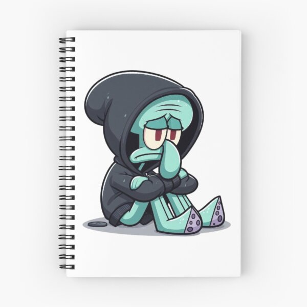 Item preview, Spongebob Squarepants Squidward Sad Chilling designed and sold by CalCalCalShop.