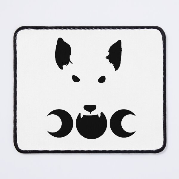 Item preview, Wolf Triple Moon Silhouette designed and sold by IntoOurWoods.