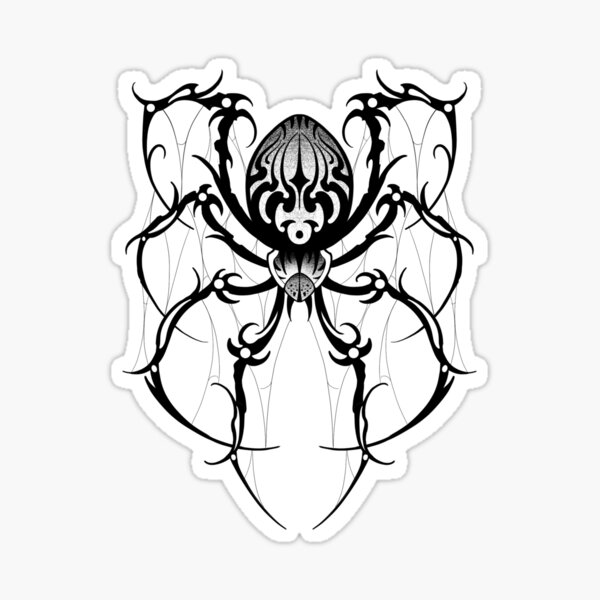 Item preview, Dark neotribal spider designed and sold by 7Delamancha.