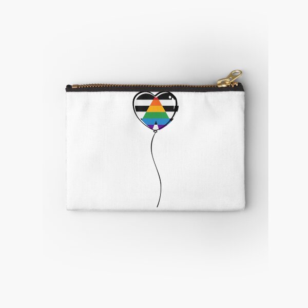 Item preview, LGBT Ally Pride Minimalist Heart Balloon designed and sold by LiveLoudGraphic.
