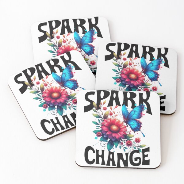 Item preview, Spark Change – Motivational Quote Design designed and sold by Ramanujan MN.