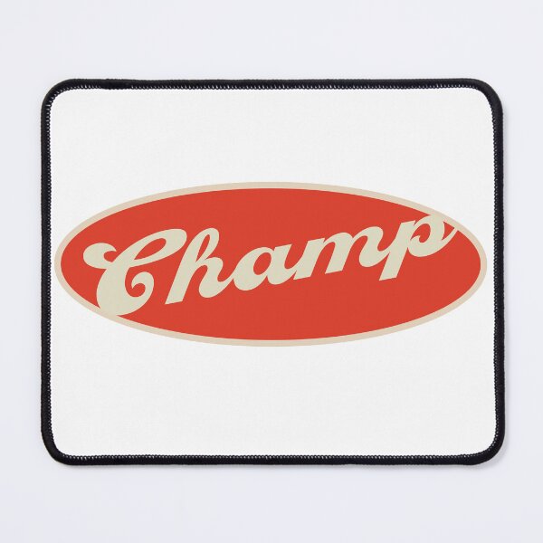 Item preview, Champ oval sticker, hat or t-shirt designed and sold by PIXEL POP DESIGNS - Beyond the Norm!.