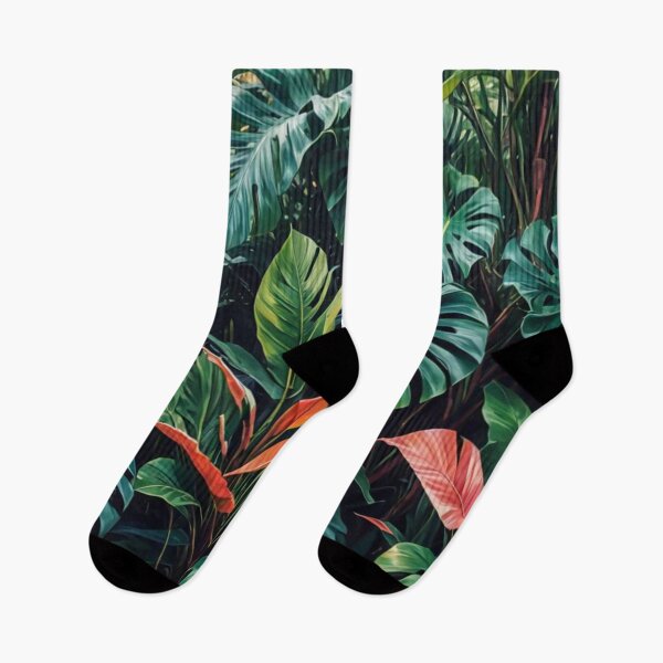 Item preview, Monstera with Shades of Orange - Aesthetic Tropical Plants Foliage - Greenery - Fresh Dense Plants - Vegetation designed and sold by MyArt23.