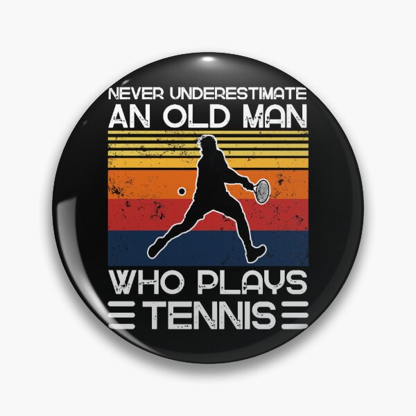 Item preview, Never Underestimate An Old Man Who Plays Tennis designed and sold by miaa-artistshop.