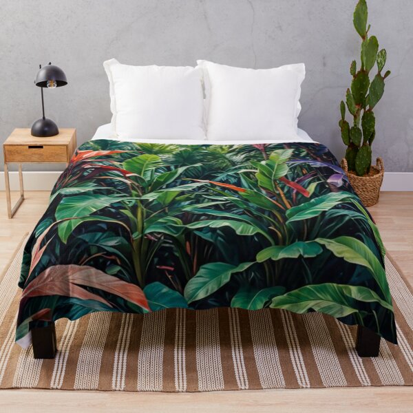 Item preview, Monstera with Shades of Orange, Peach, Purple and Pink - Aesthetic Tropical Plants Foliage - Greenery - Fresh Dense Plants - Vegetation designed and sold by MyArt23.