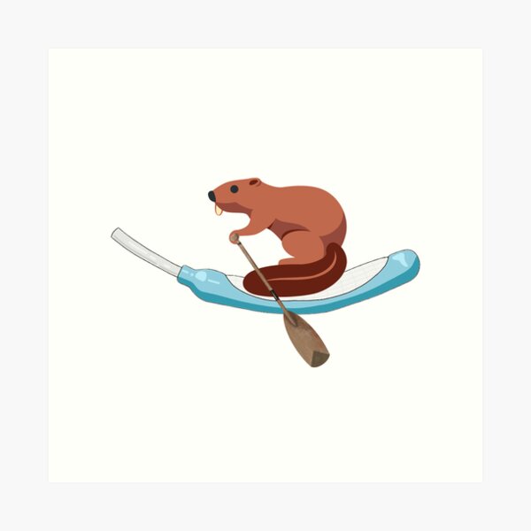 Item preview, Beaver on a Cooter Canoe designed and sold by Alberto Dominguez.