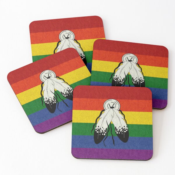 Item preview, Two-Spirited Pride Flag Colored Background Design designed and sold by LiveLoudGraphic.
