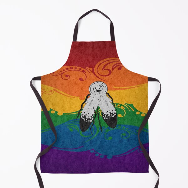 Item preview, Fancy Swooped and Swirled Two-Spirited Pride Flag Background designed and sold by LiveLoudGraphic.