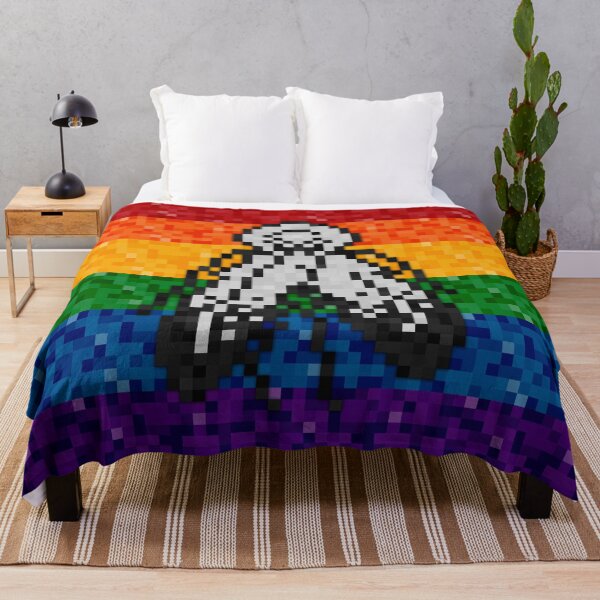 Item preview, Two-Spirited Pride Pixel Flag Repeating Background designed and sold by LiveLoudGraphic.