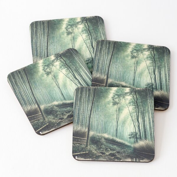 Item preview, Bamboo Forest with Misty Pathway designed and sold by Koalangel.