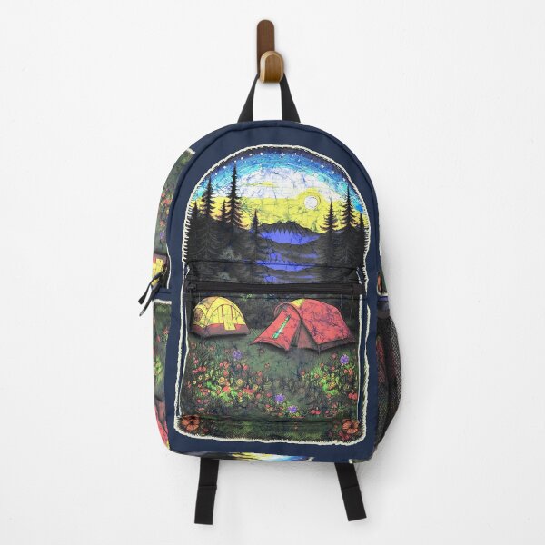 Item preview, Outdoors Batik Camping Tents Mountain Forest Sunrise designed and sold by AuroraXGreen.