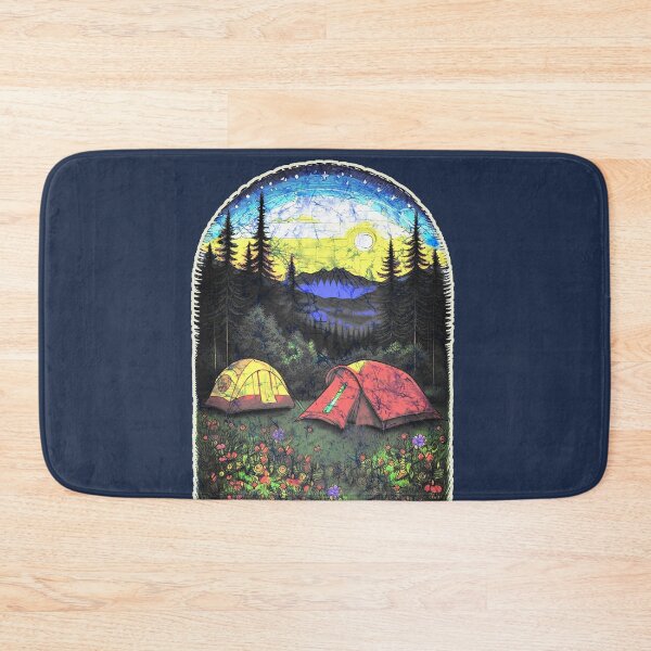 Item preview, Outdoors Batik Camping Tents Mountain Forest Sunrise designed and sold by AuroraXGreen.