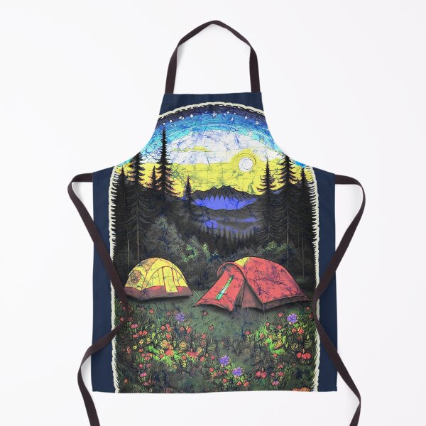 Item preview, Outdoors Batik Camping Tents Mountain Forest Sunrise designed and sold by AuroraXGreen.