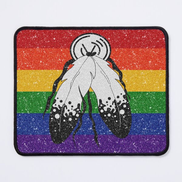 Item preview, Faux Glitter Two-Spirited Pride Flag Background designed and sold by LiveLoudGraphic.